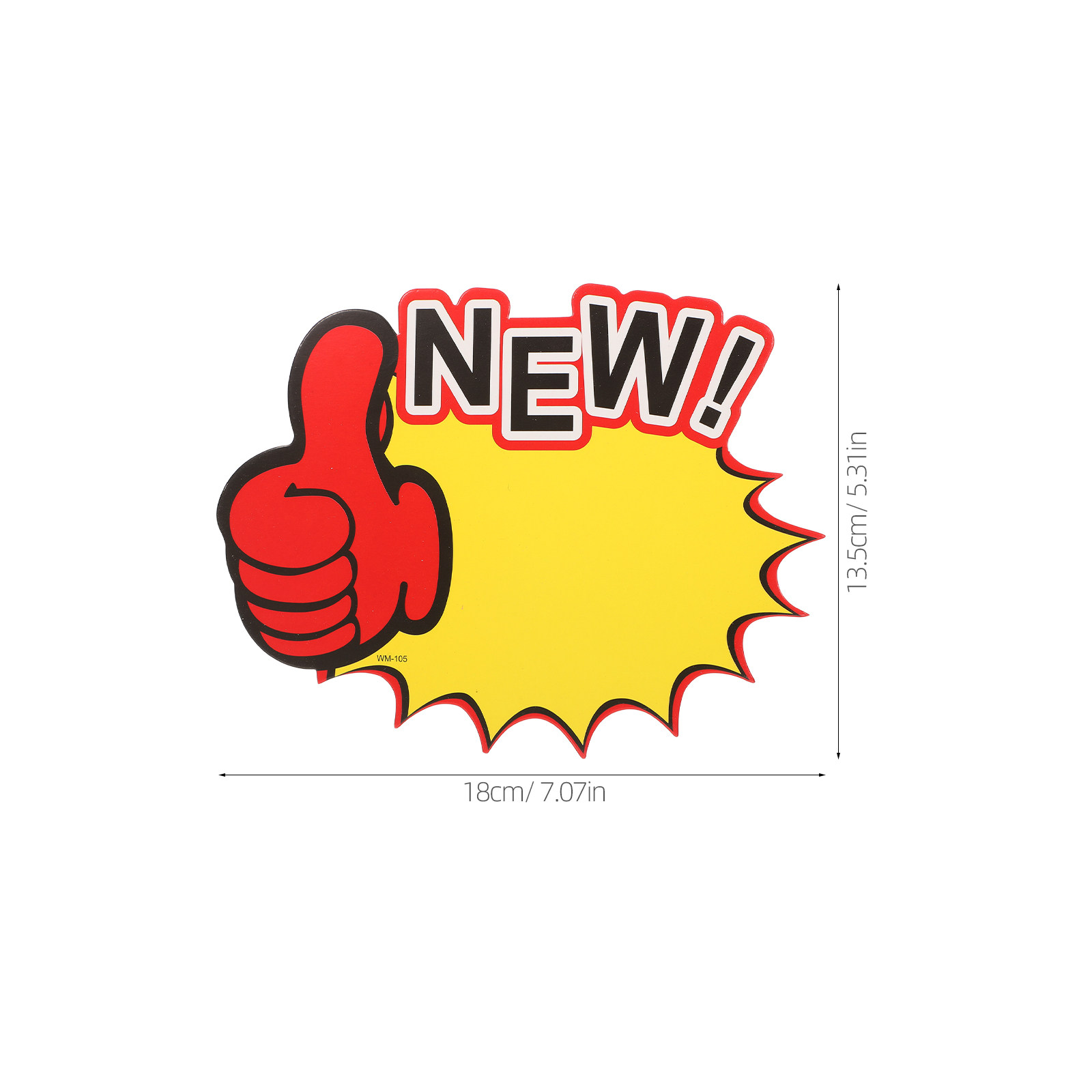 100Pcs Large Blank Price Tags  - огляд і ціна Yard Sign Blank