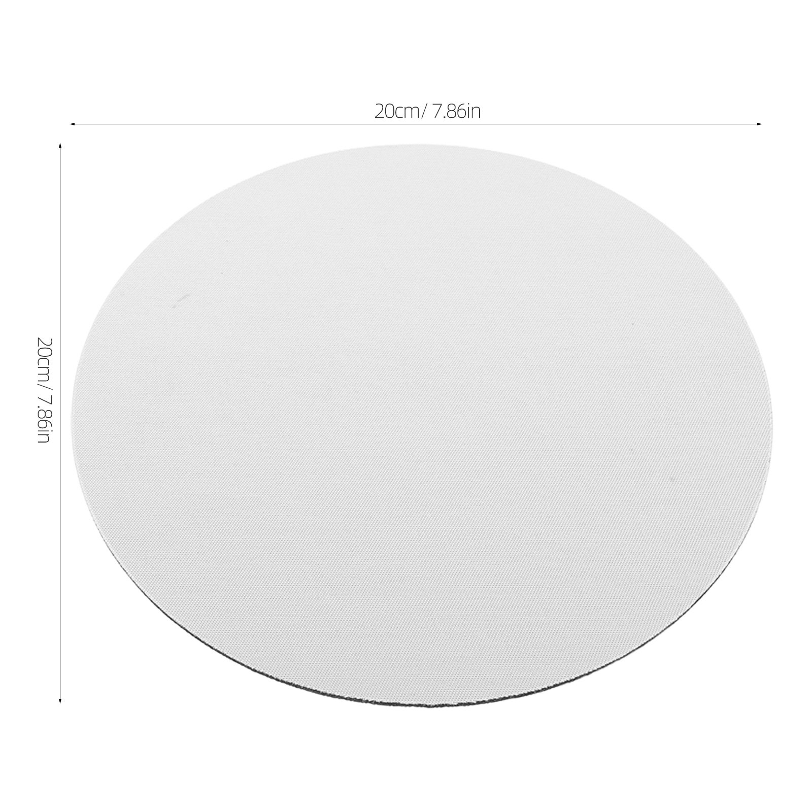 12Pcs White Round Sublimation  - огляд і ціна Mouse Pad Blank Sublimation
