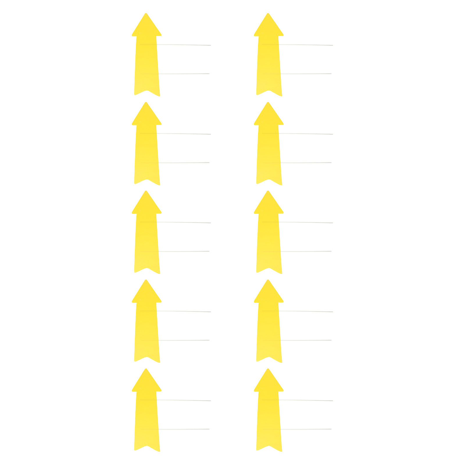 10Pcs Blank Arrow Yard Signs S - огляд і ціна Yard Sign Blank
