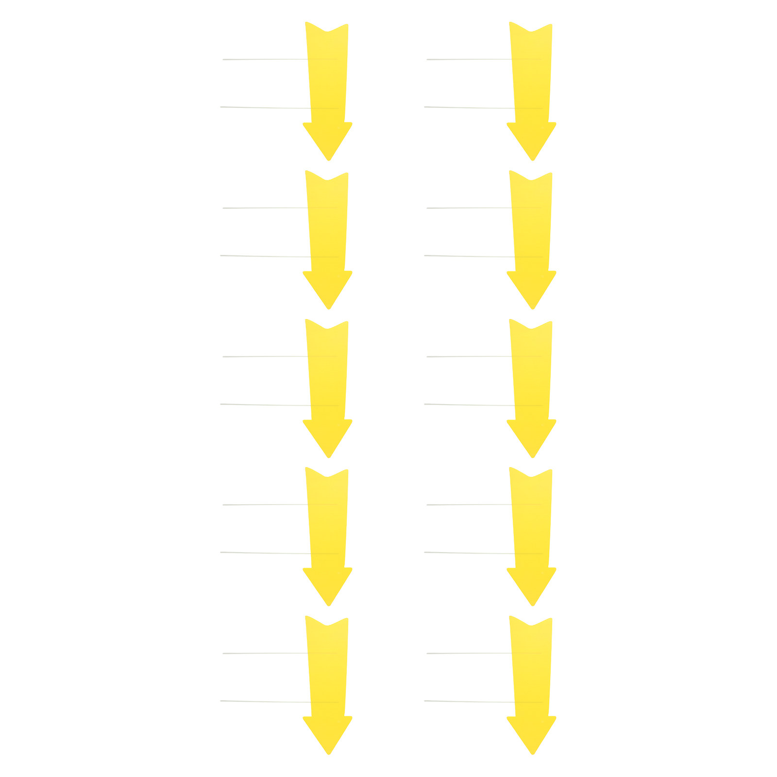 10Pcs Blank Arrow Yard Signs S - огляд і ціна Yard Sign Blank
