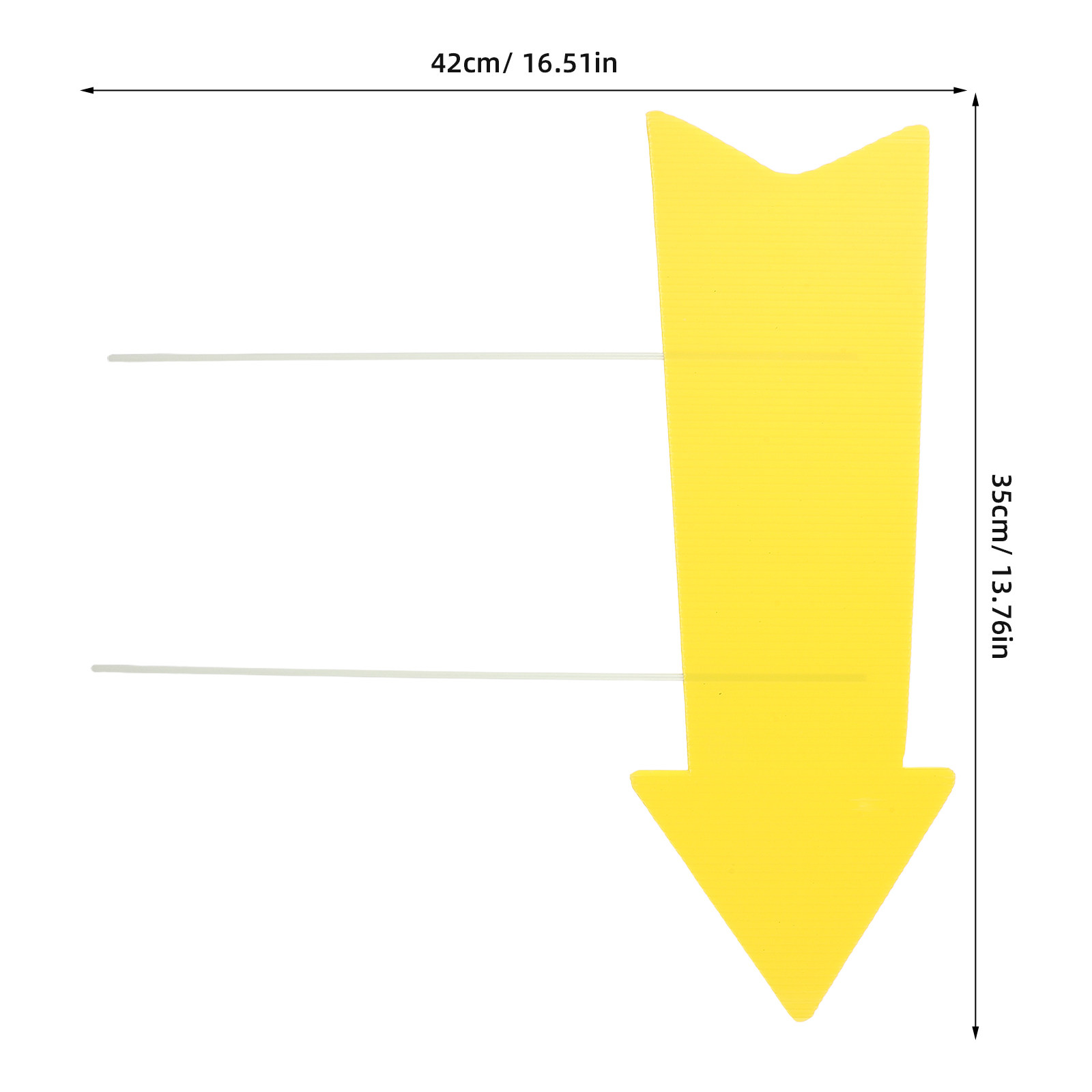 10Pcs Blank Arrow Yard Signs S - огляд і ціна Yard Sign Blank