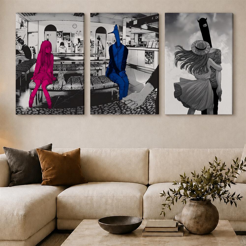 G-Goodnight Punpun Anime Poste - огляд і ціна Canvas Wrap Ready