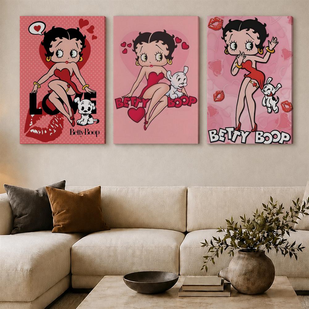 Popular Pretty Cartoon B-Betty - огляд і ціна Canvas Wrap Ready