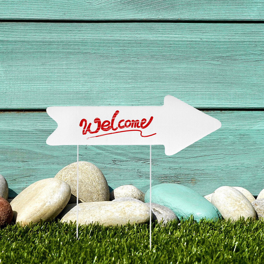 2Pcs Blank Yard Sign Corrugate - огляд і ціна Yard Sign Blank