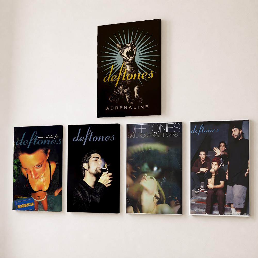 Rock Band D-Deftones Painting  - огляд і ціна Canvas Wrap Ready