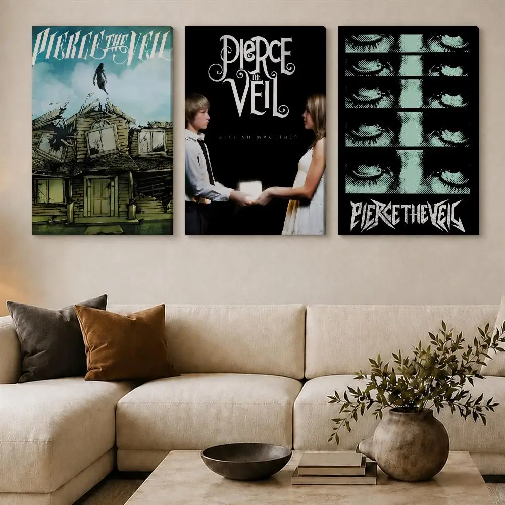 band P-Pierce The Veil Paintin - огляд і ціна Canvas Wrap Ready
