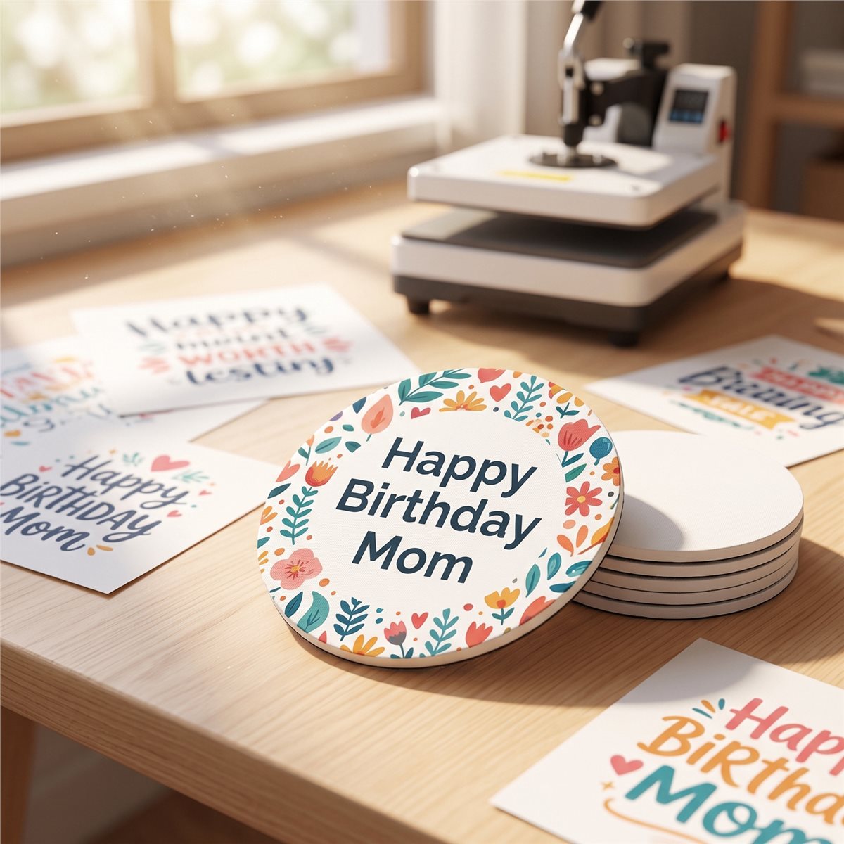 【ABFS】80PC Sublimation Blank C - огляд і ціна Coaster Sublimation Blank