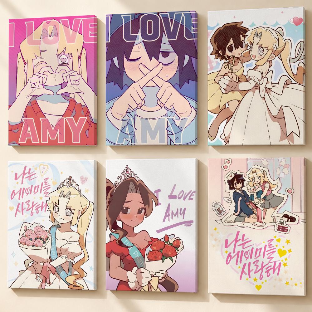 Anime I Love A-Amy Painting Ca - огляд і ціна Canvas Wrap Ready