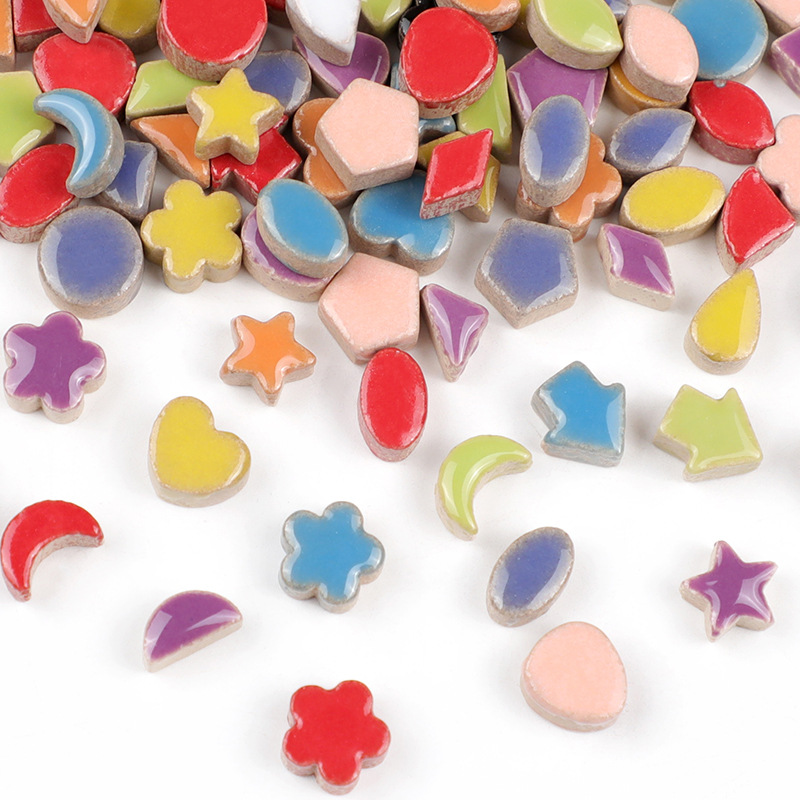 50g 1cm Multicolor Ceramic Irr - огляд і ціна Ceramic Tile Blank