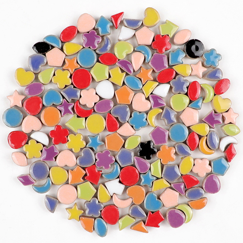 50g 1cm Multicolor Ceramic Irr - огляд і ціна Ceramic Tile Blank
