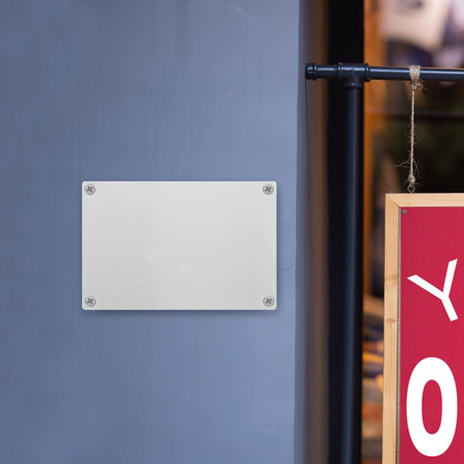 5Pcs Stainless Steel Outdoor B - огляд і ціна Yard Sign Blank