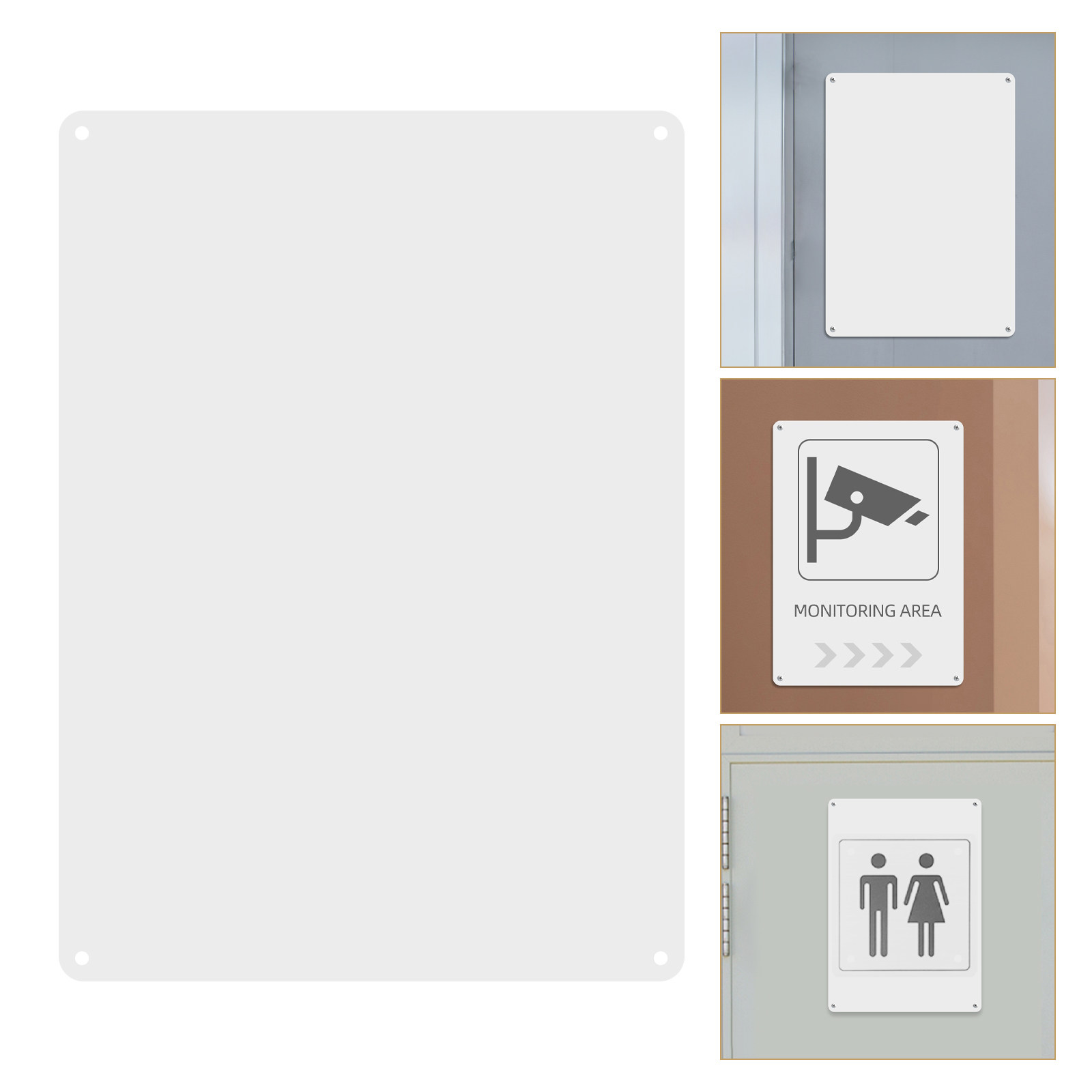2Pcs Blank Aluminum Signs Whit - огляд і ціна Yard Sign Blank