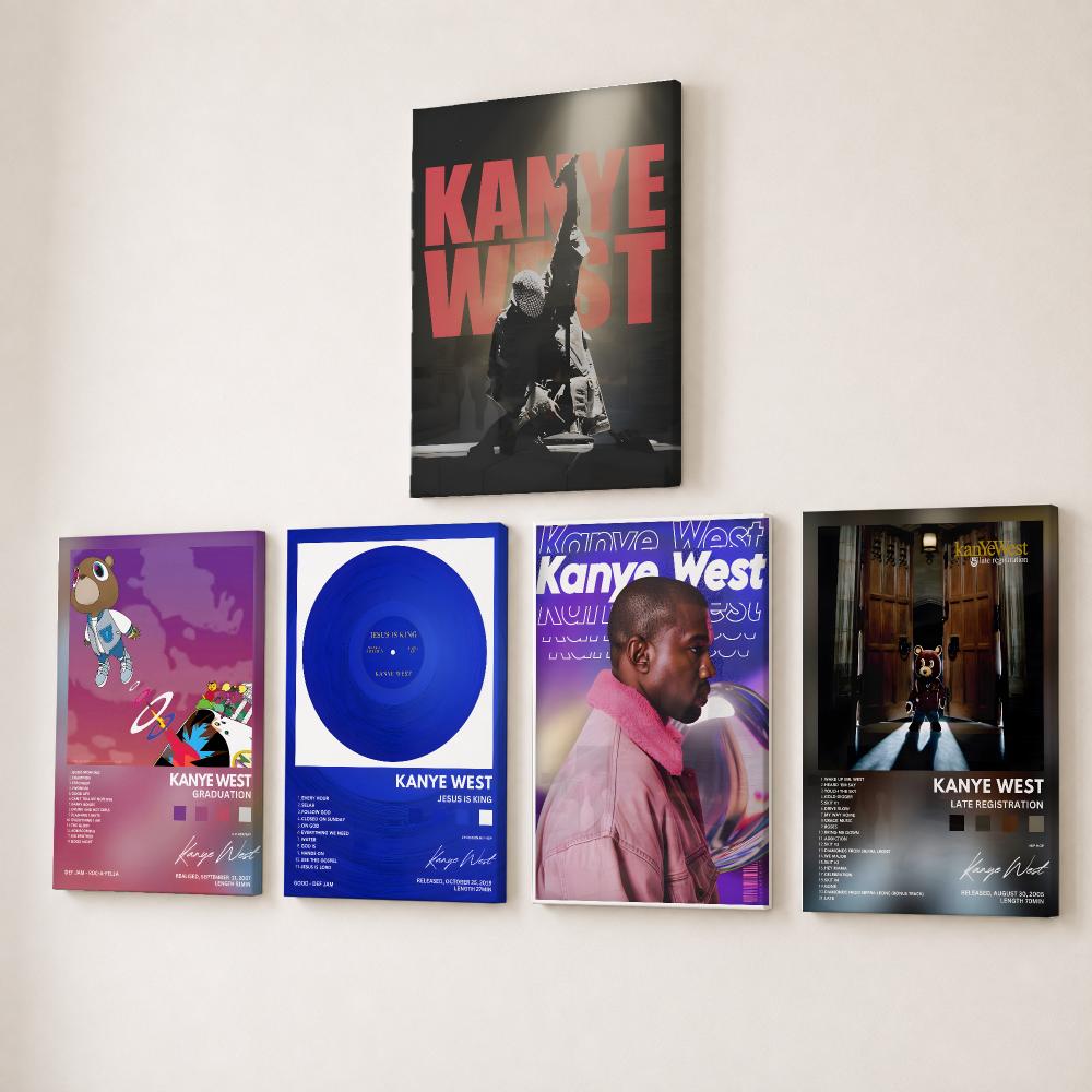 Rapper Singer K-Kanye West Pai - огляд і ціна Canvas Wrap Ready