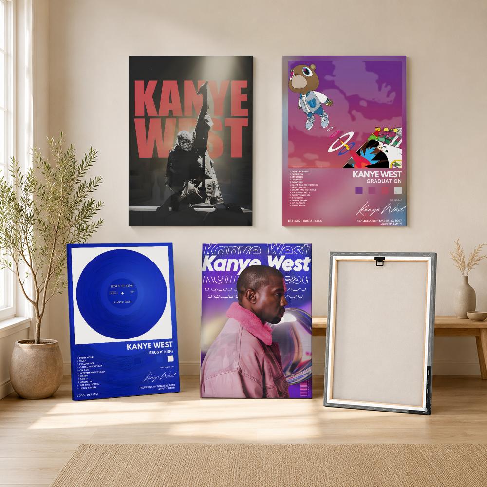 Rapper Singer K-Kanye West Pai - огляд і ціна Canvas Wrap Ready
