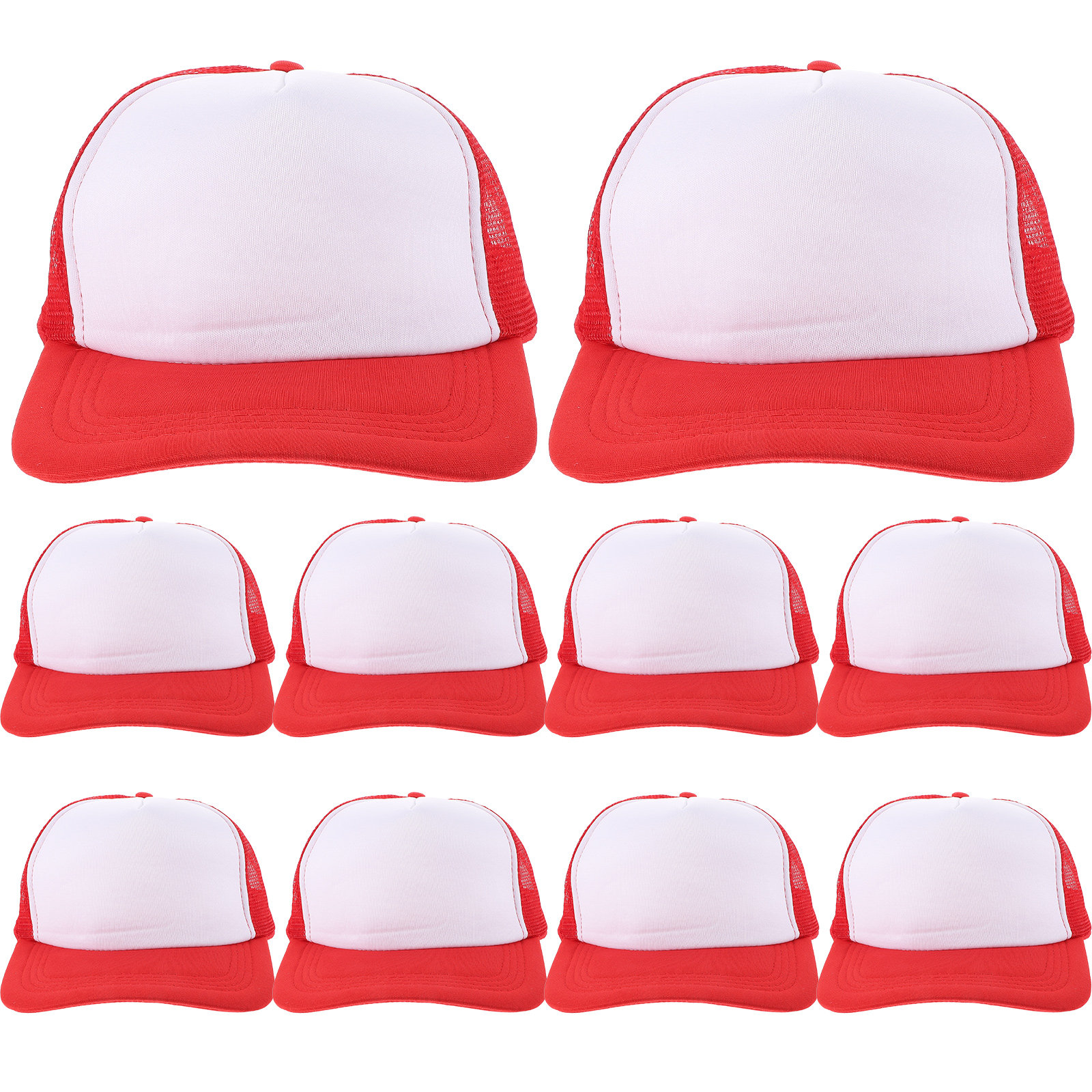 10Pcs Blank Baseball Caps Mesh - огляд і ціна Hat Sublimation Blank