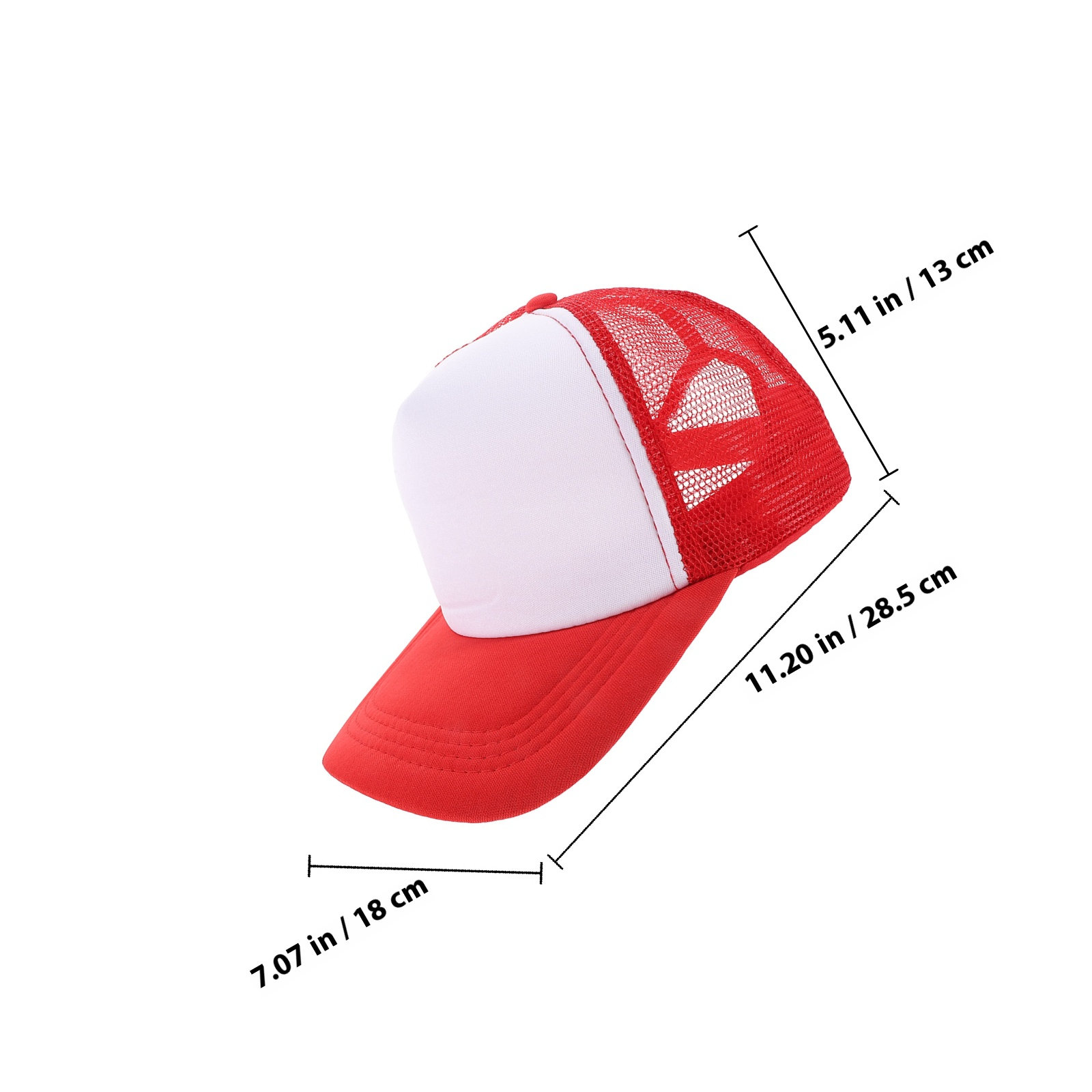 10Pcs Blank Baseball Caps Mesh - огляд і ціна Hat Sublimation Blank