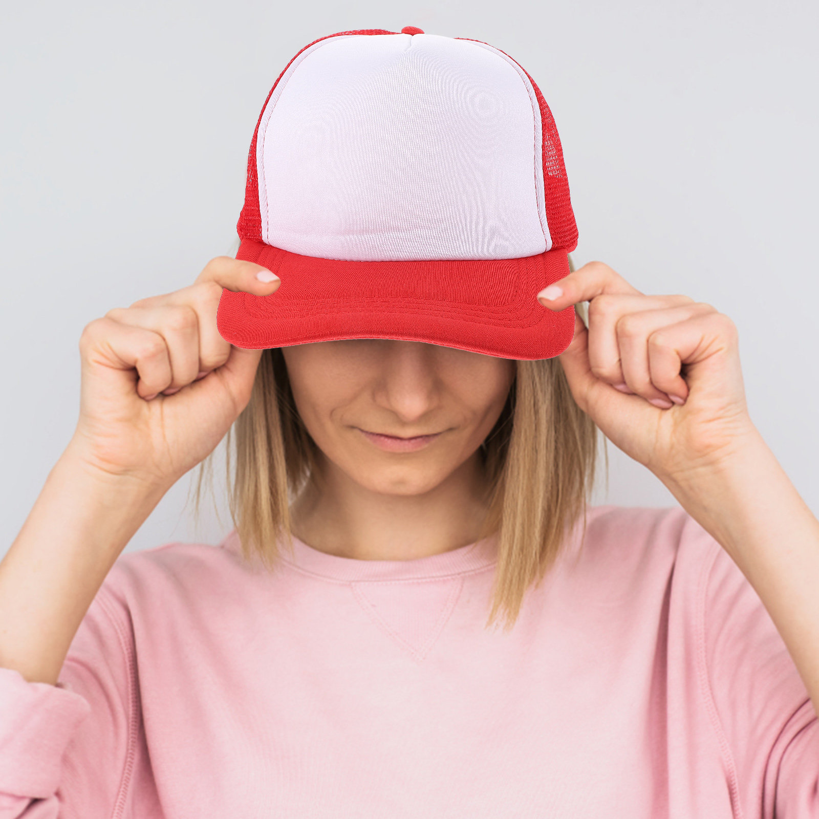 10Pcs Blank Baseball Caps Mesh - огляд і ціна Hat Sublimation Blank