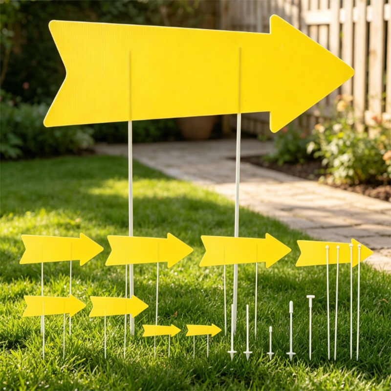 10pcs Arrow Yard Signs With St - огляд і ціна Yard Sign Blank
