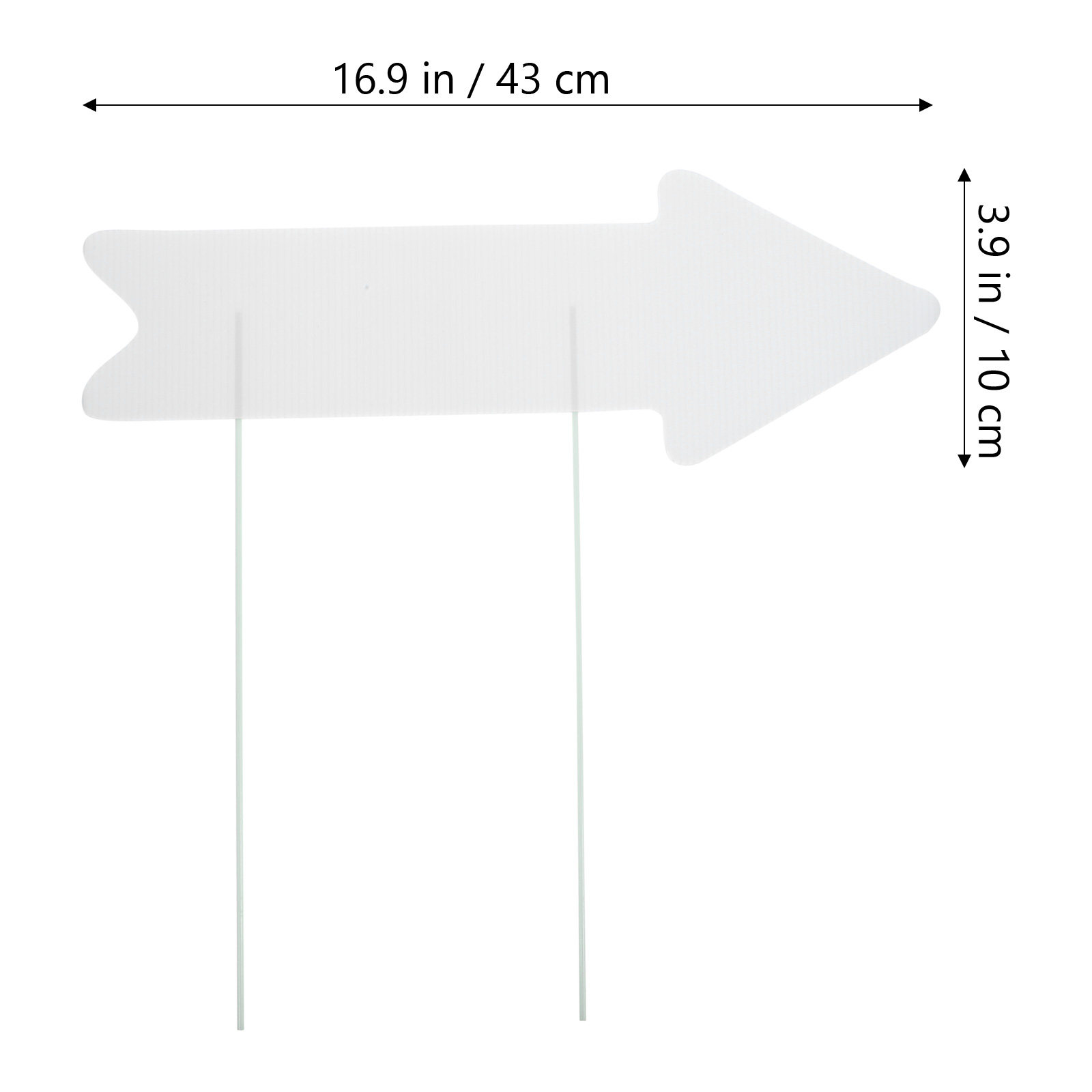 5Pcs Blank Yard Signs with Sta - огляд і ціна Yard Sign Blank