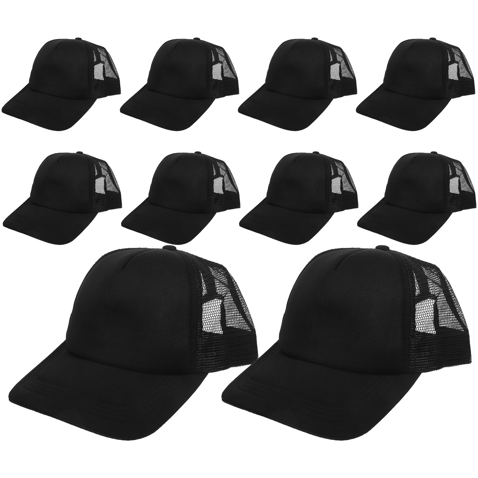 10Pcs Blank Baseball Caps Mesh - огляд і ціна Hat Sublimation Blank