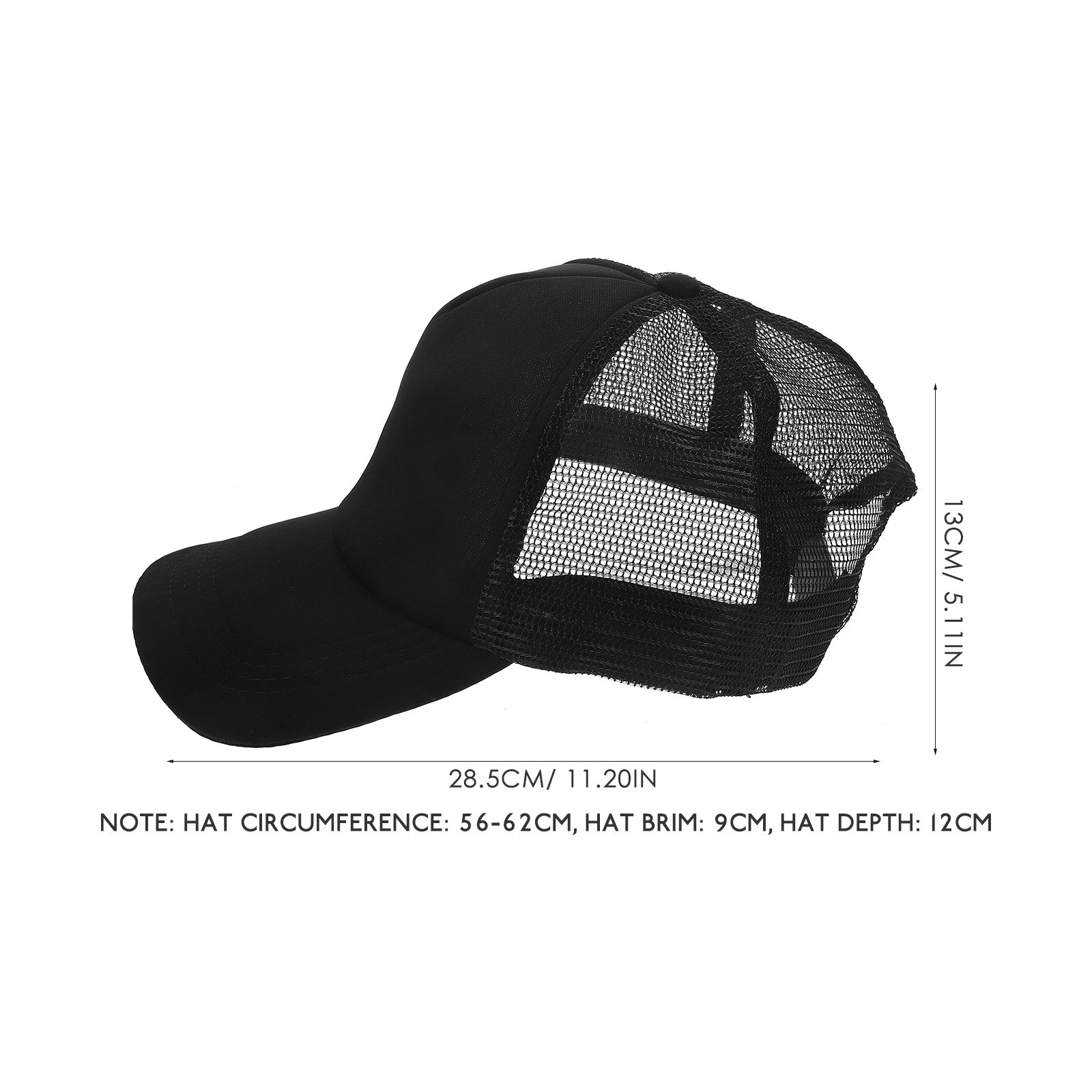 10Pcs Blank Baseball Caps Mesh - огляд і ціна Hat Sublimation Blank