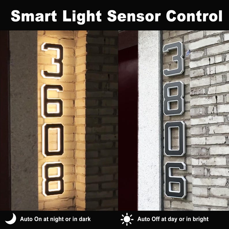 Solar LED House Number Sign Wa - огляд і ціна Yard Sign Blank