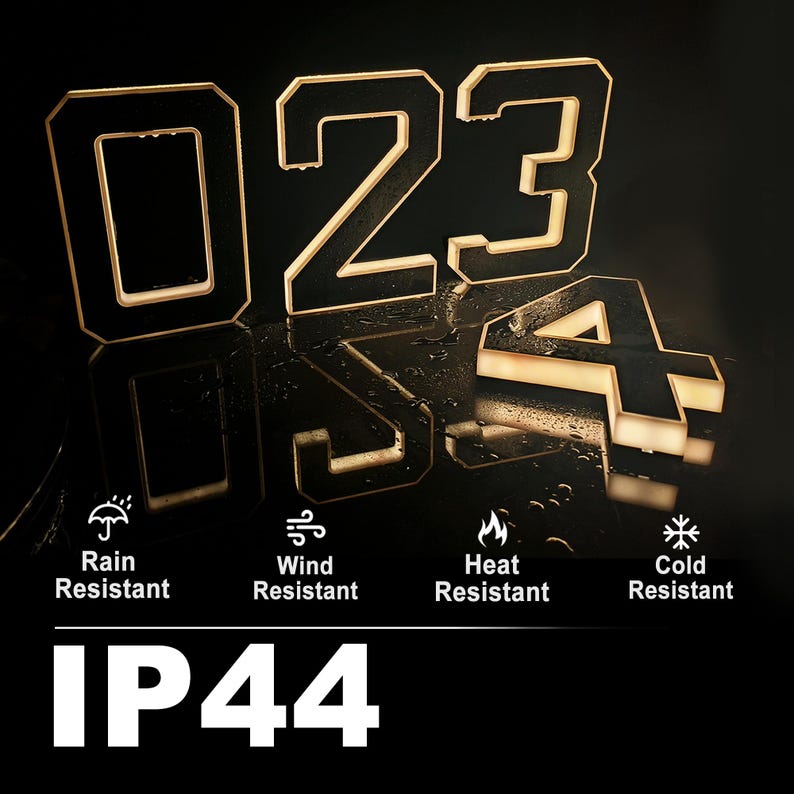 Solar LED House Number Sign Wa - огляд і ціна Yard Sign Blank