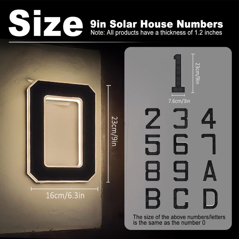 Solar LED House Number Sign Wa - огляд і ціна Yard Sign Blank