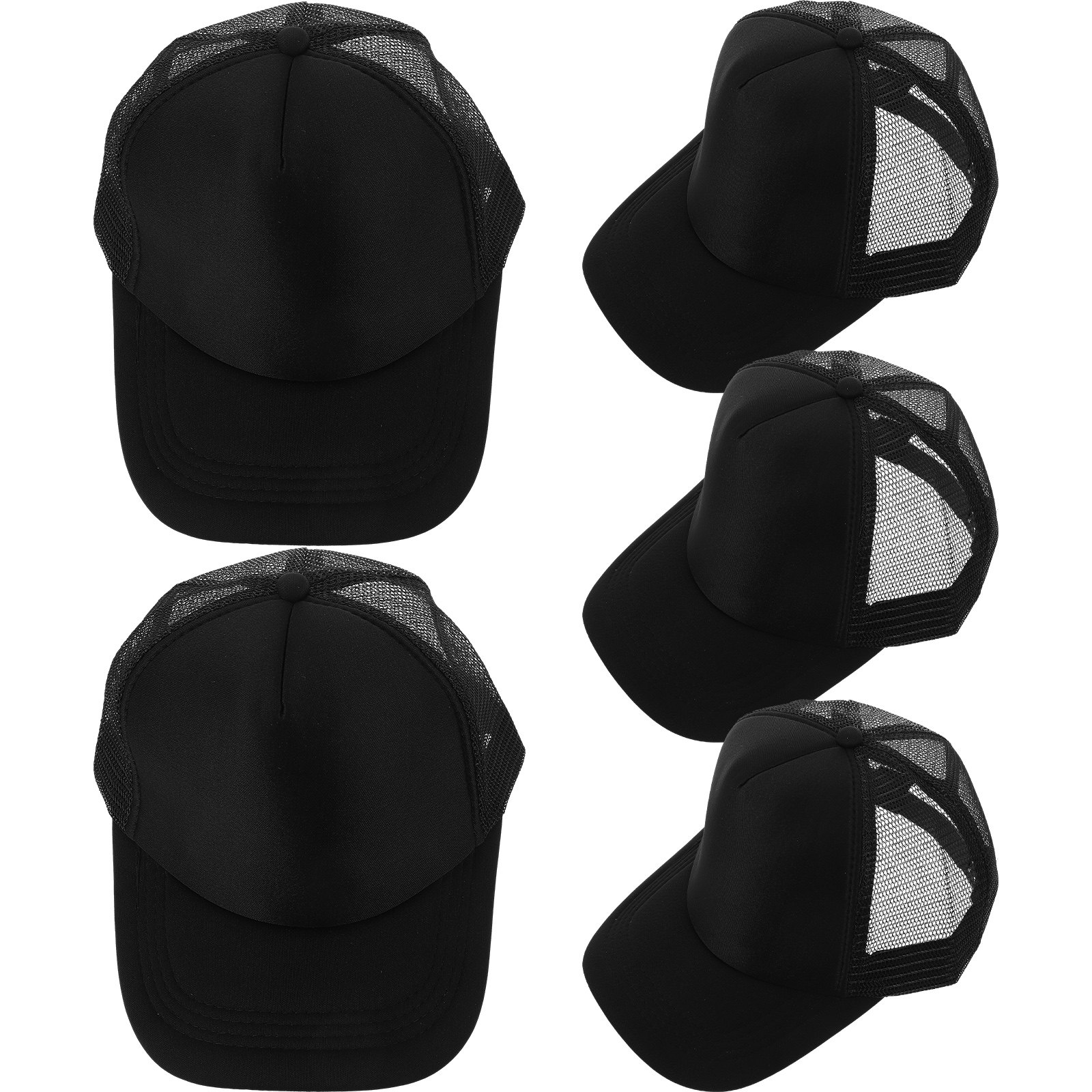 5Pcs Mesh Baseball Cap For Run - огляд і ціна Hat Sublimation Blank