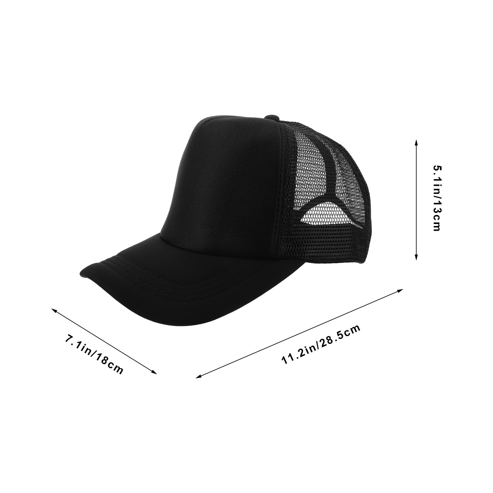 5Pcs Mesh Baseball Cap For Run - огляд і ціна Hat Sublimation Blank