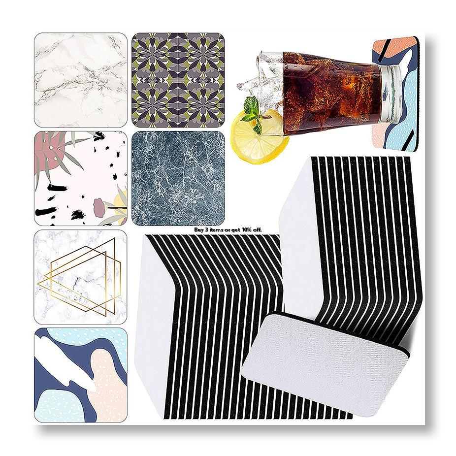 ✱35 Pieces Square Sublimation  - огляд і ціна Coaster Sublimation Blank