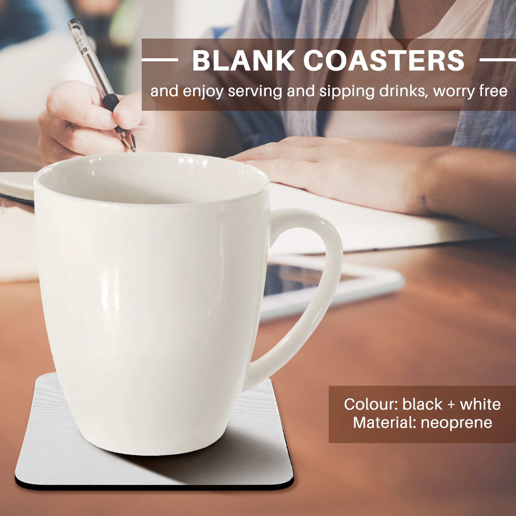 ✱35 Pieces Square Sublimation  - огляд і ціна Coaster Sublimation Blank