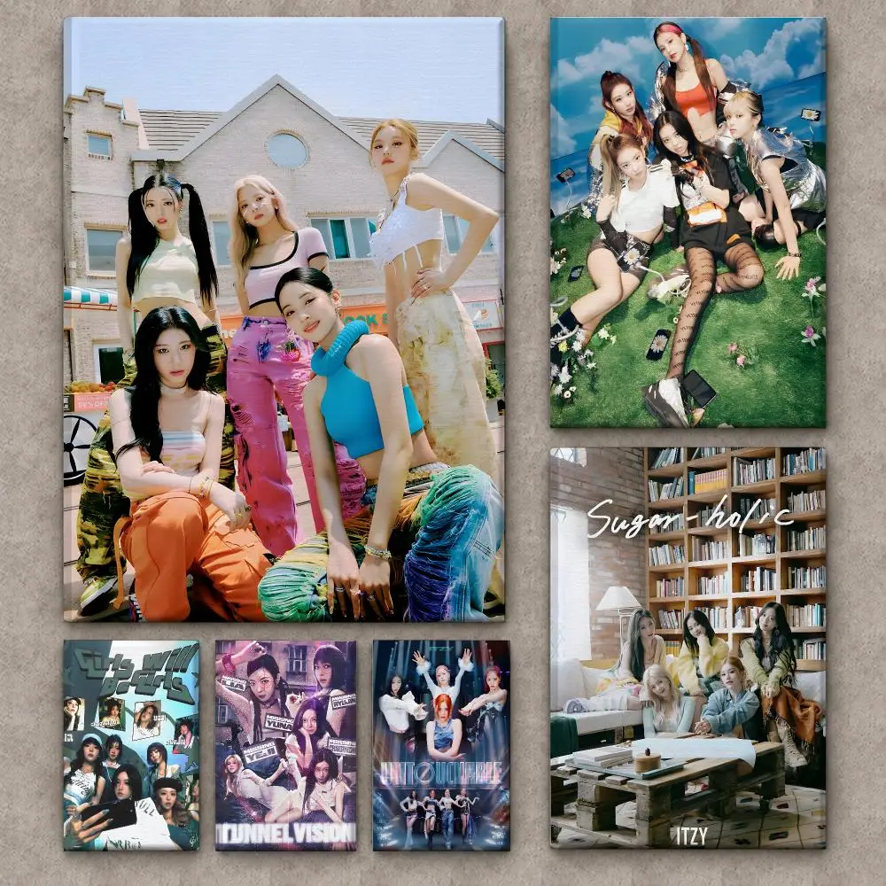 Koera Kpop Band I-itzy Paintin - огляд і ціна Canvas Wrap Ready