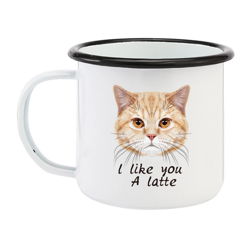 350ML Enamel Coffee Mug DIY LO - огляд і ціна Sublimation Mug White