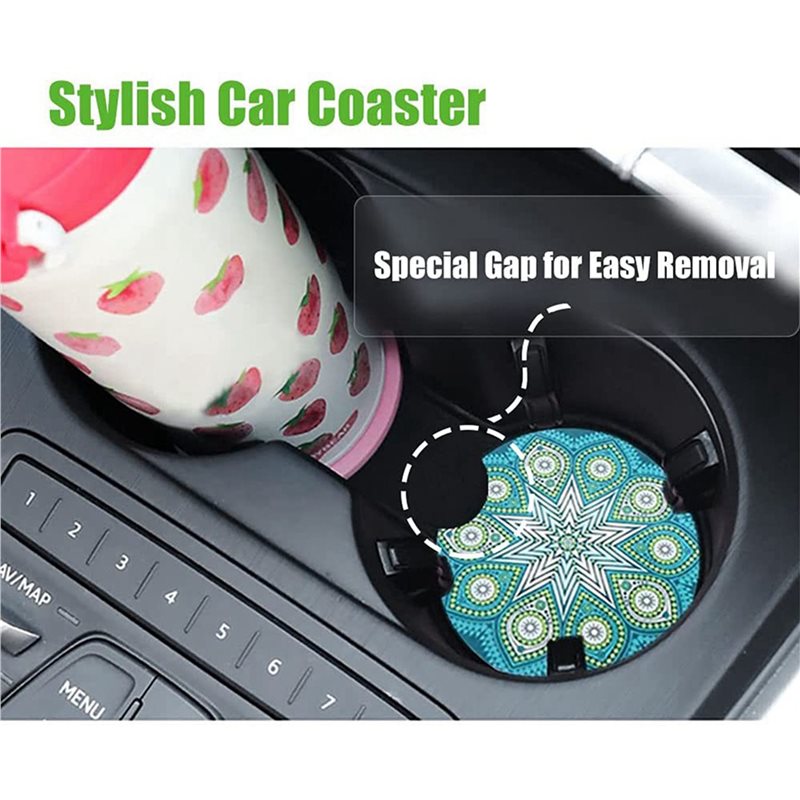 ABVS 200Pcs Sublimation Car Co - огляд і ціна Coaster Sublimation Blank