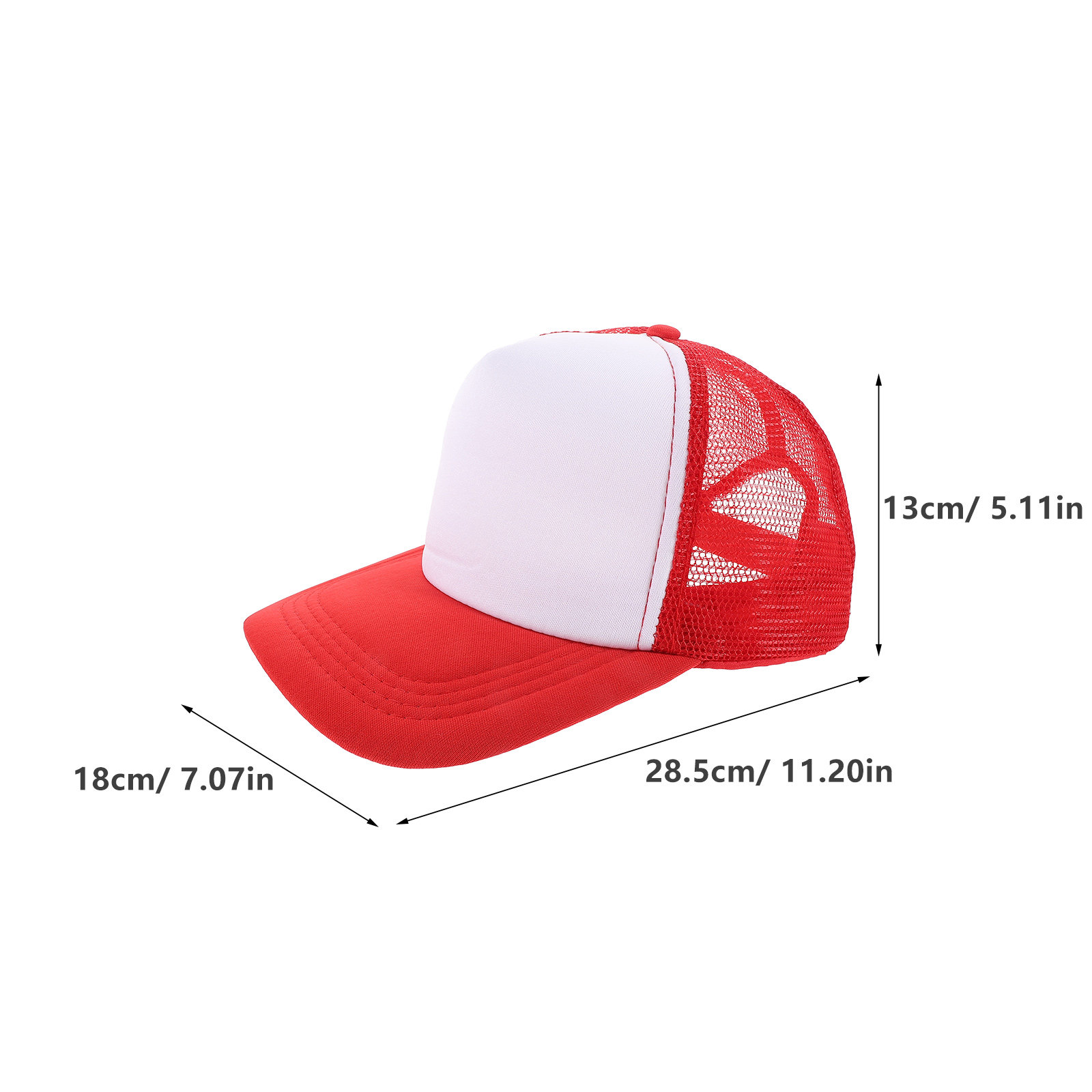 10Pcs Blank Mesh Baseball Caps - огляд і ціна Hat Sublimation Blank