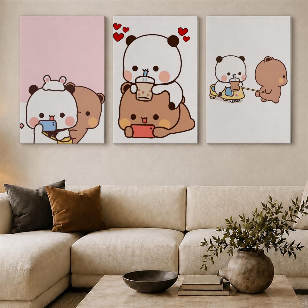 Cute Dudu Bubu Painting Callig - огляд і ціна Canvas Wrap Ready