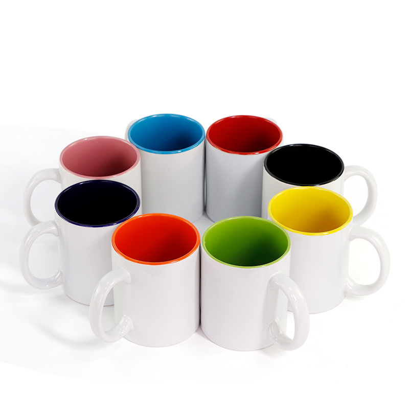 350ML Color Inside Ceramic Cup - огляд і ціна Sublimation Mug White
