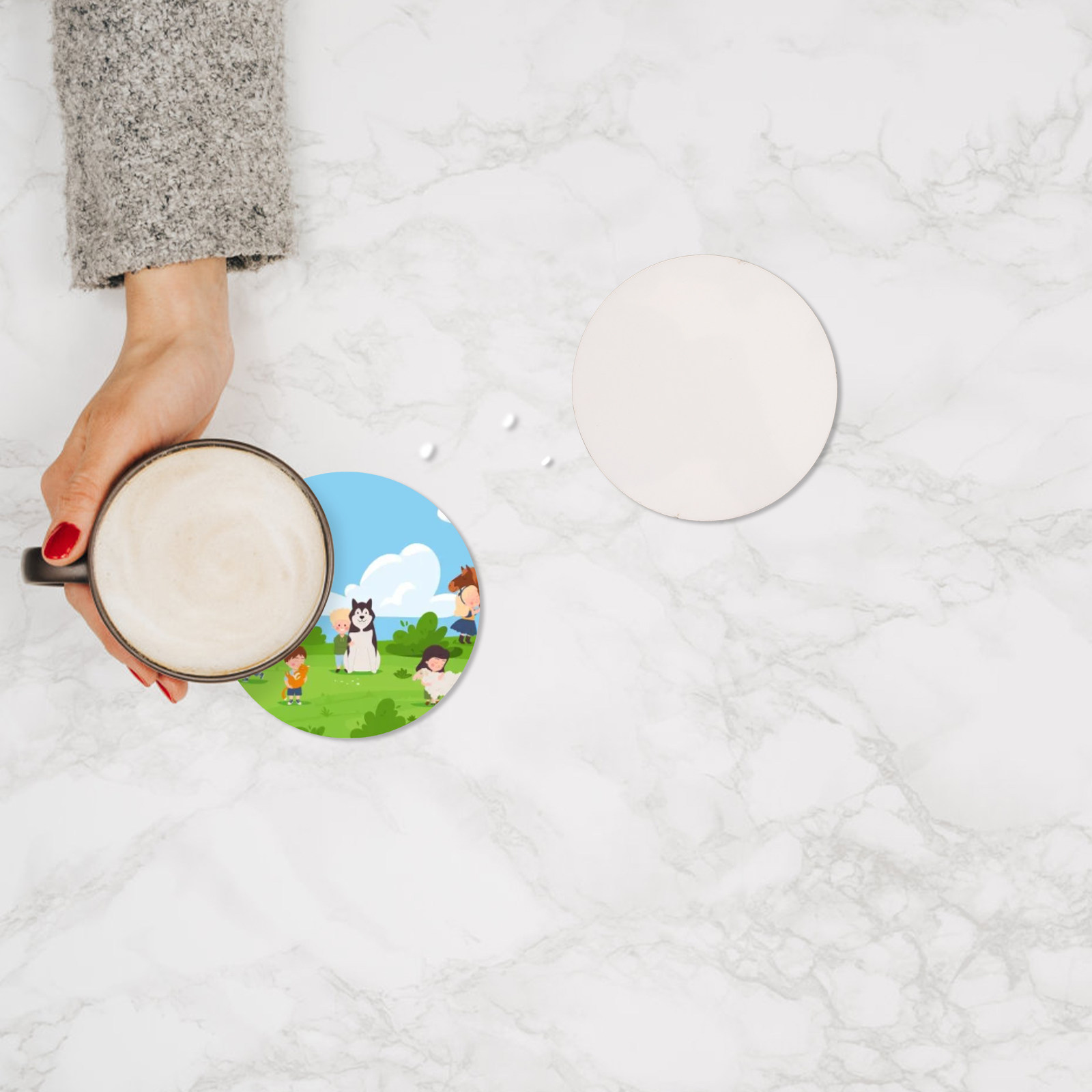 Sublimation Wooden Coasters 10 - огляд і ціна Coaster Sublimation Blank